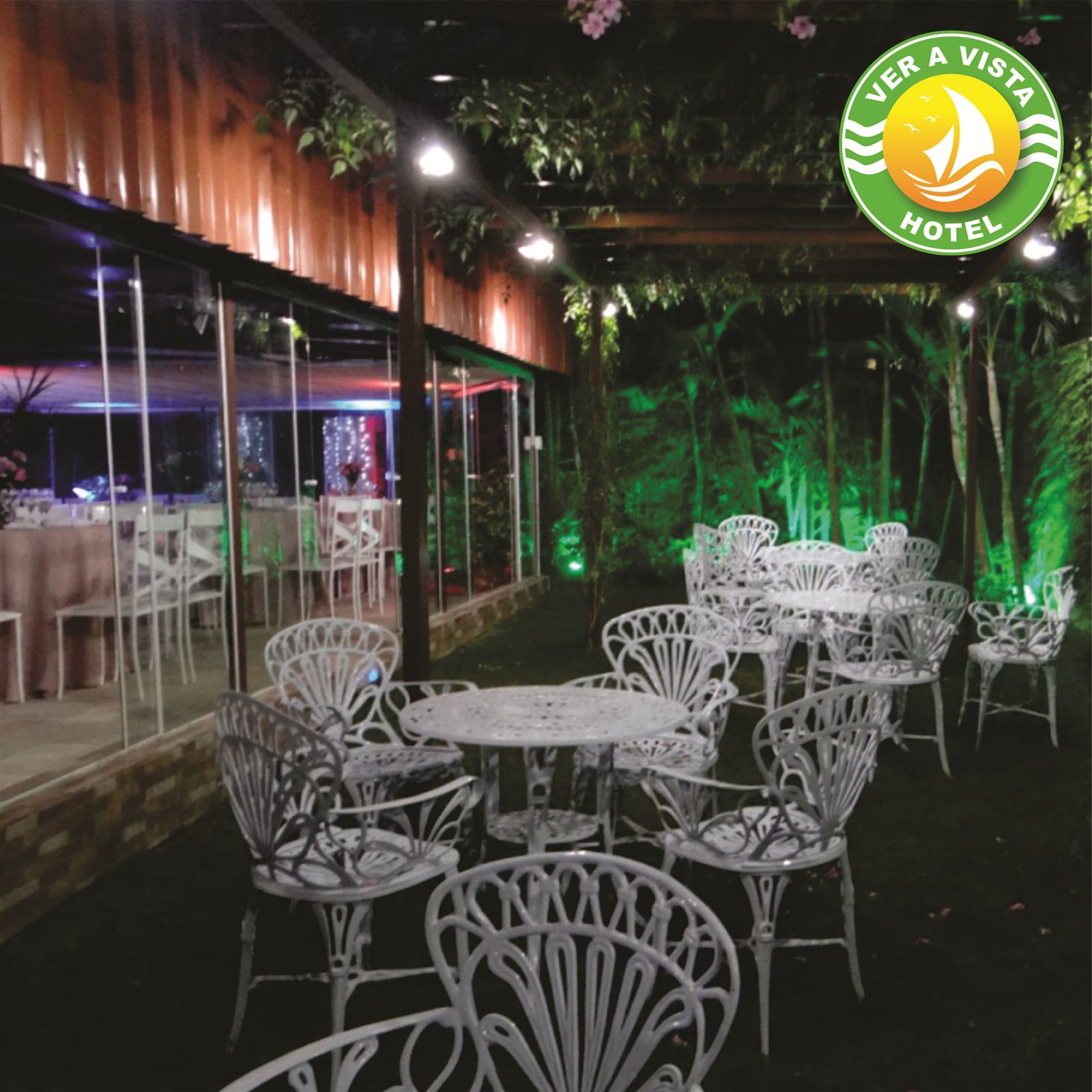 Espaço Gourmet ao nascer do dia